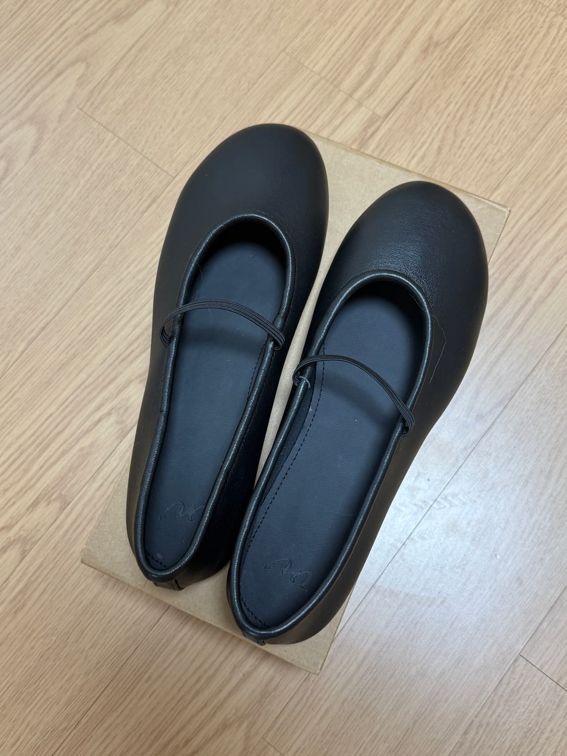 양가죽 램스킨 메리제인 플랫 블랙 245-250 상품이미지3
