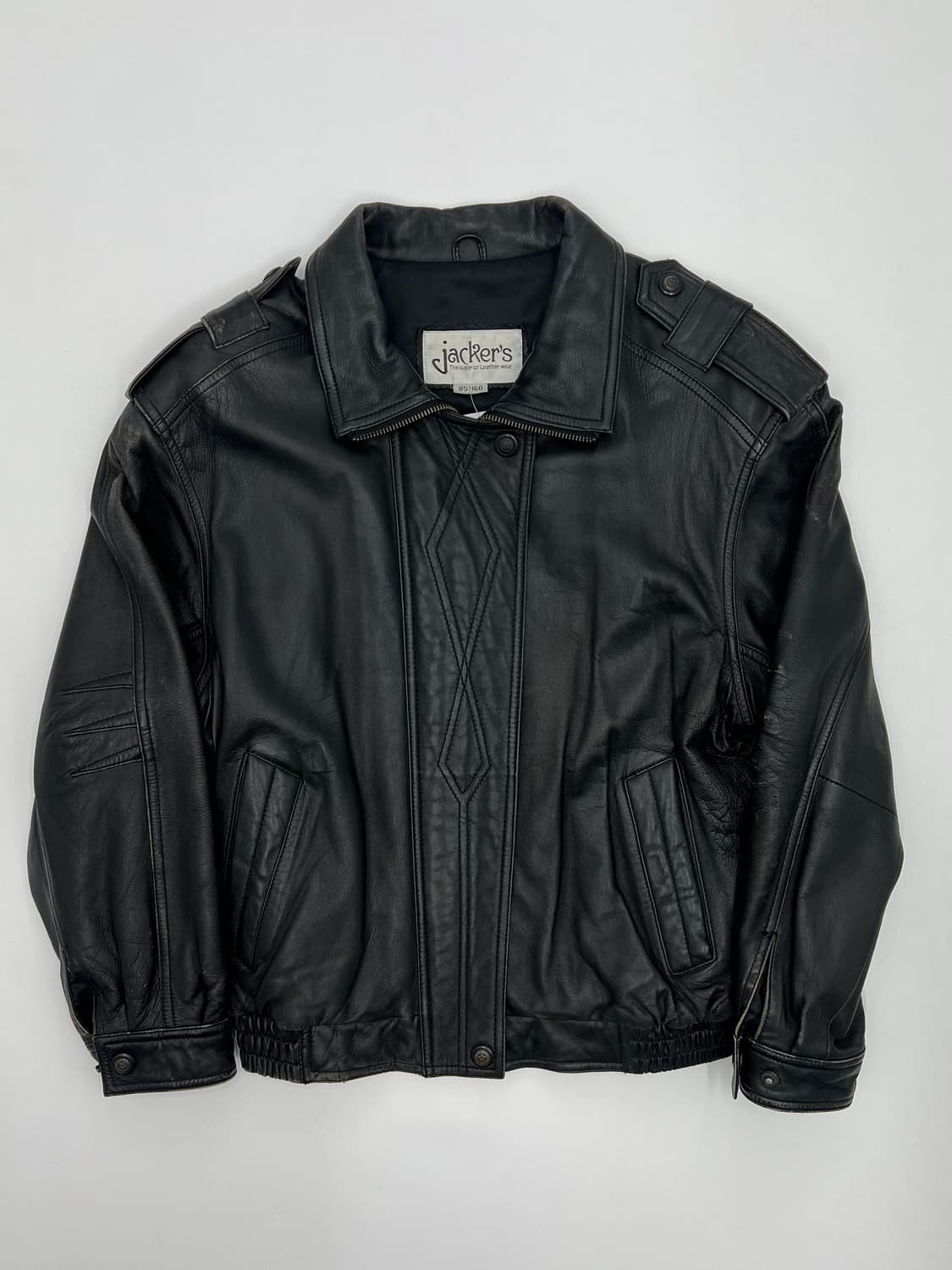 빈티지 램스킨 레더자켓 상품이미지1