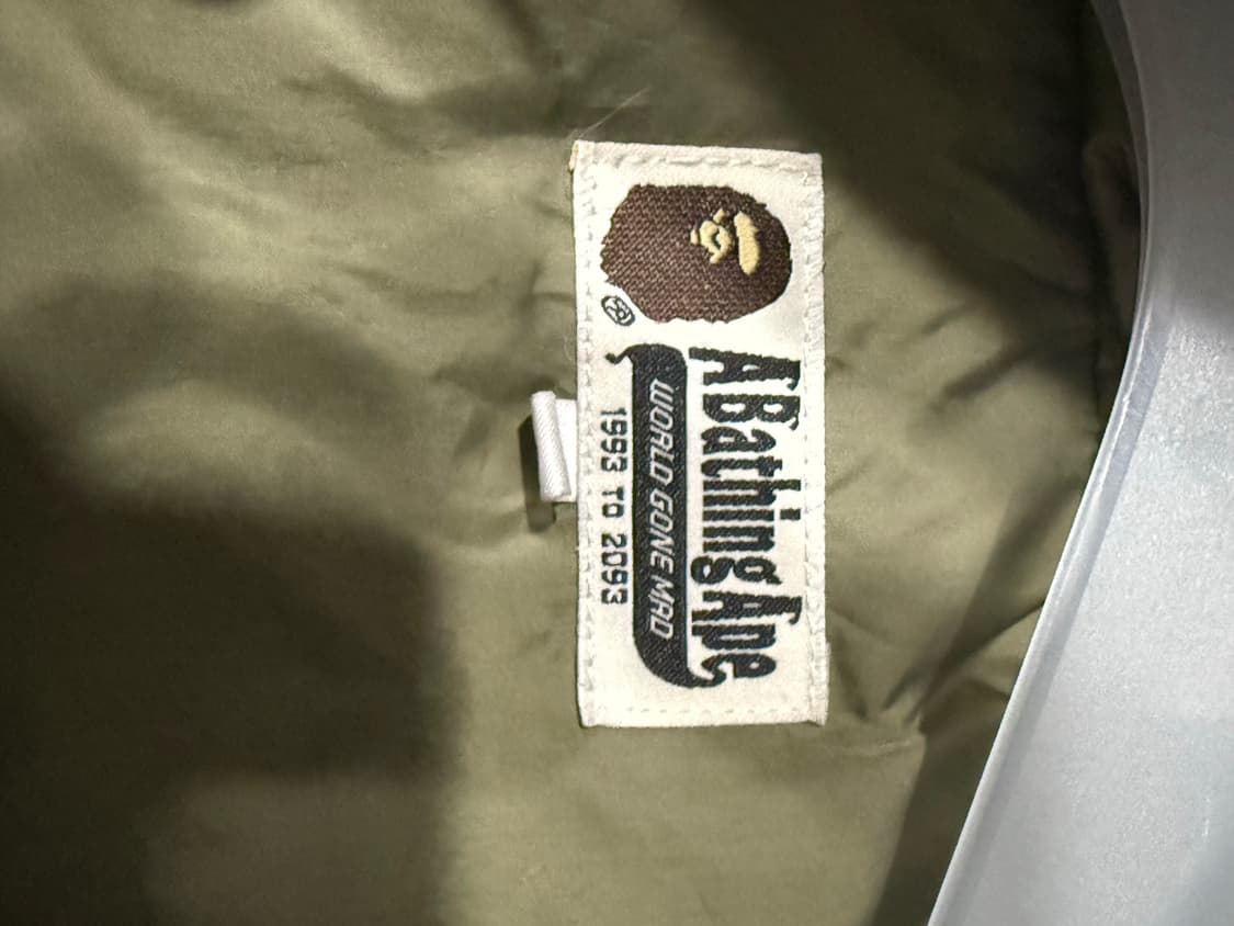 베이프 타이거 패딩 올리브 상품이미지6