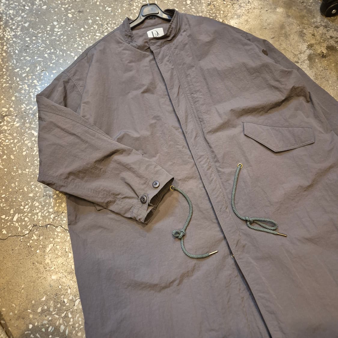 FREE(착샷잇음) 차콜 롱 야상자켓  상품이미지7