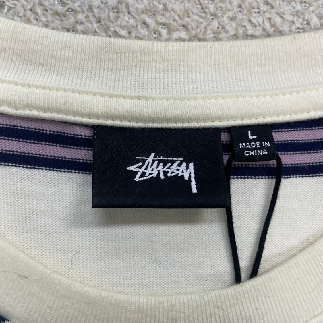 스투시 Stussy 아셀 스트라이프 롱슬리브 상품이미지3