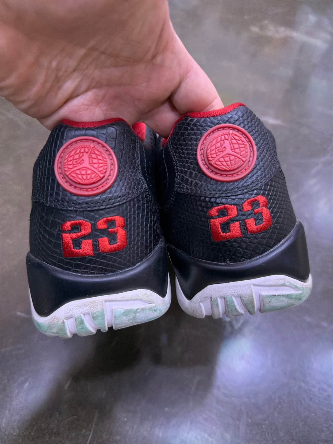 조던 에어조던 9 레트로 로우 블랙/레드 브레드 280 상품이미지7