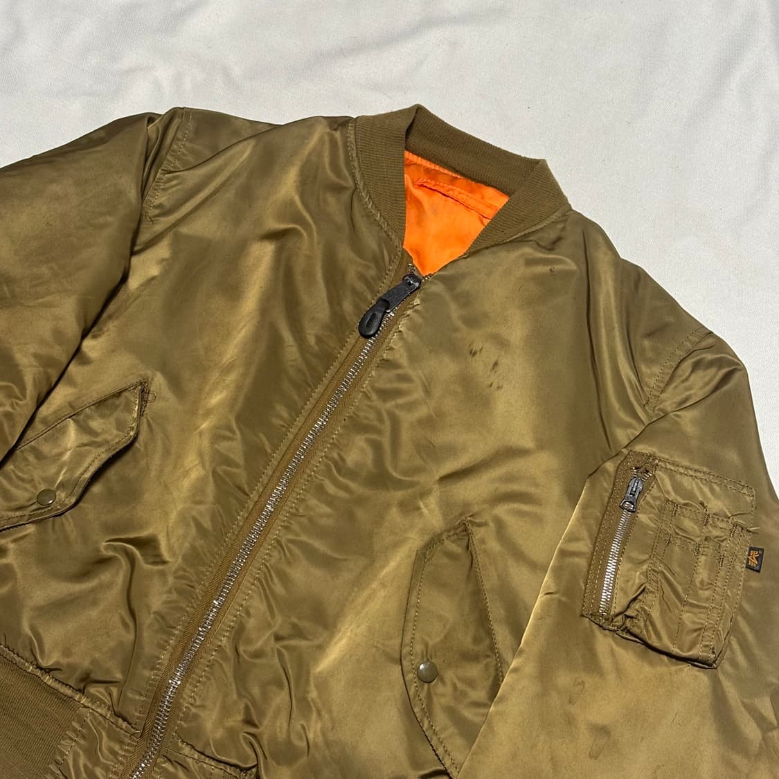 L 알파인더스트리 리버시블 MA-1 자켓 상품이미지1