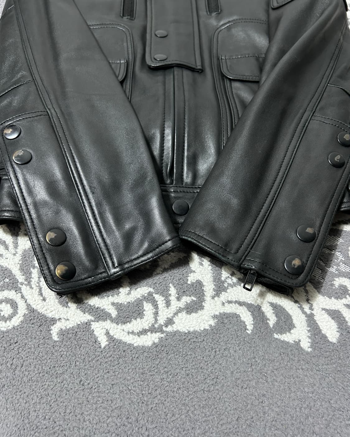 Rock&Republic 레더 판넬 자켓 상품이미지4