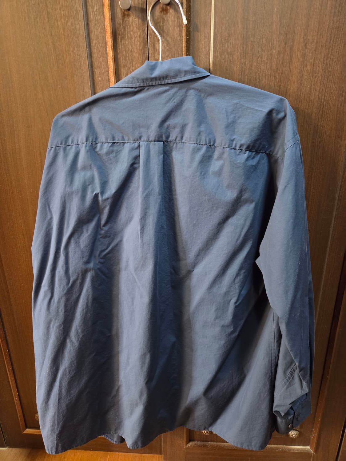 UNIQLO c라인 오버사이즈 셔츠 네이비 L 새상품 상품이미지4