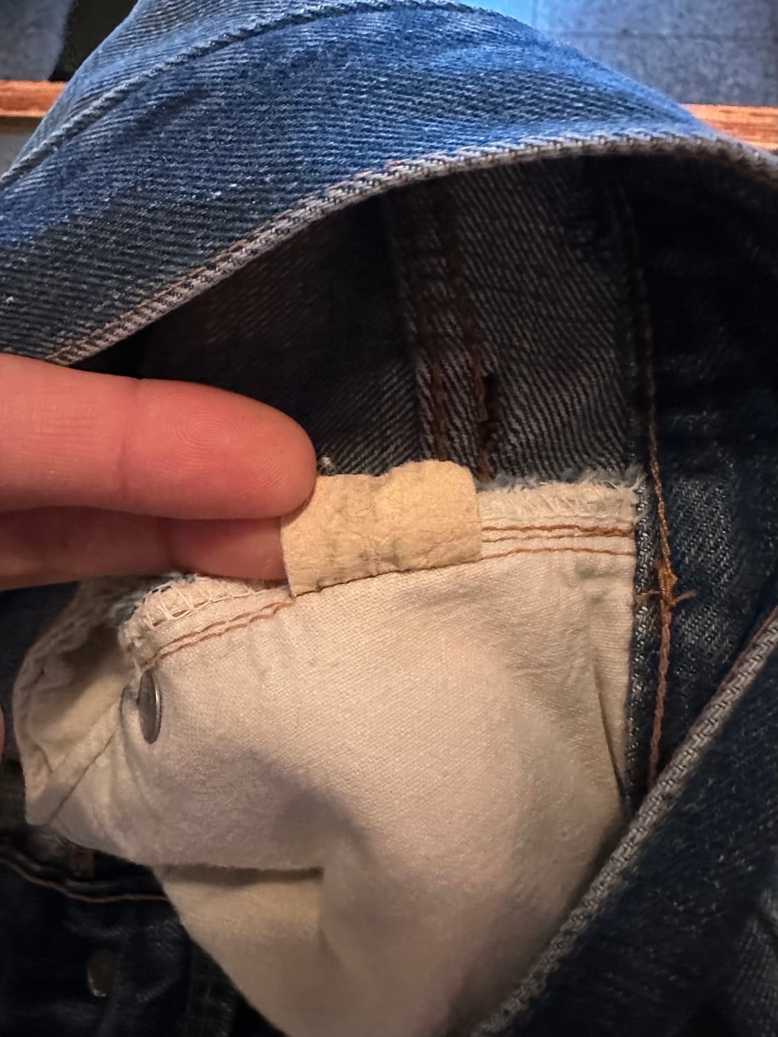 70s USA 빈티지 리바이스 501 66전기 셀비지 데님 팬츠 상품이미지8