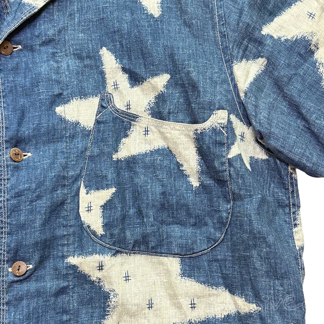 캐피탈 KAPITAL 린넨 스타 하와이안 반팔 셔츠 3사이즈 상품이미지5