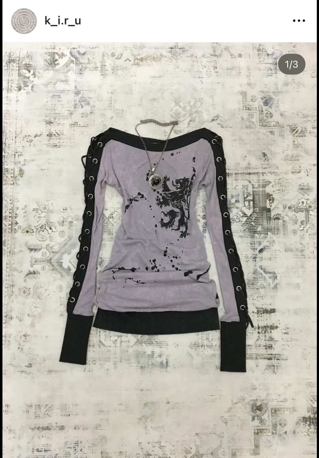 셀비지 salvage 아일렛 티 상품이미지1