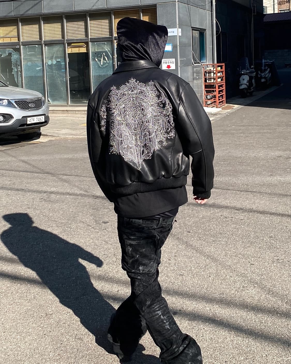 언더마이카 샹들리에 램스킨 레더자켓 2 상품이미지3