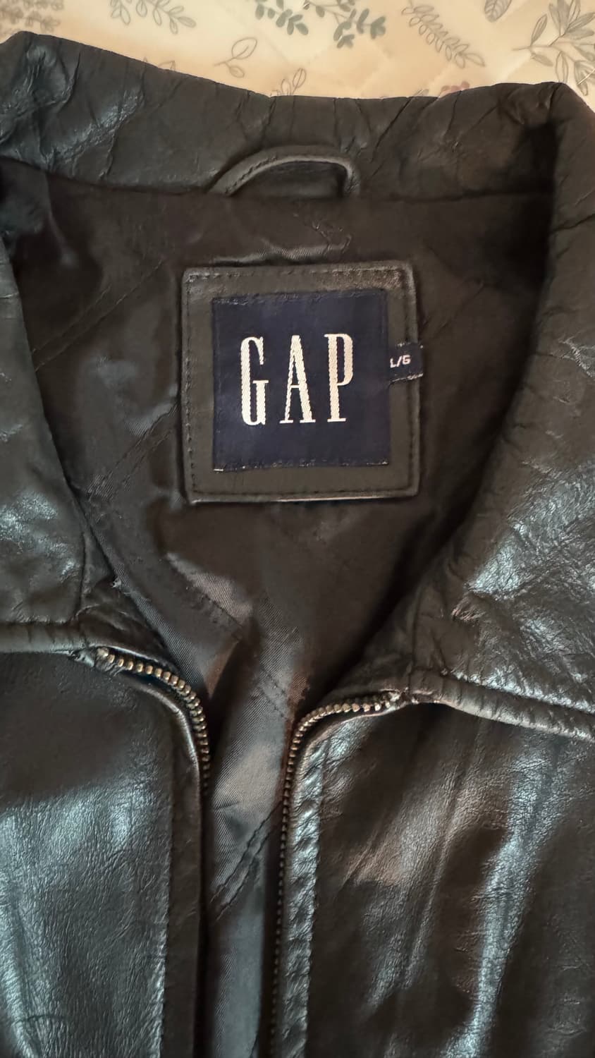 90s gap 가죽자켓 상품이미지2