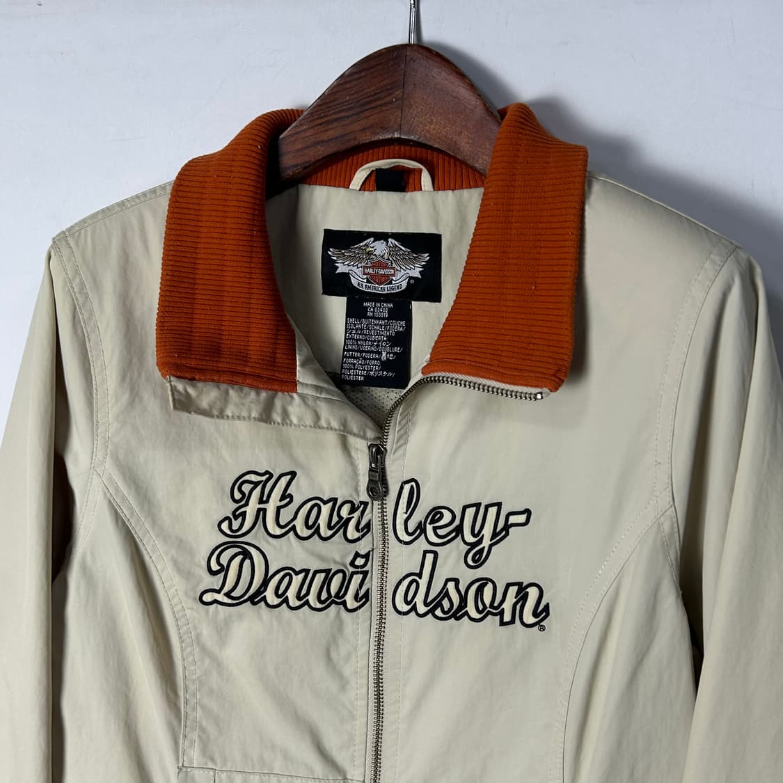 [Harley Davidson] 할리데이비슨 배색 집업자켓 상품이미지3
