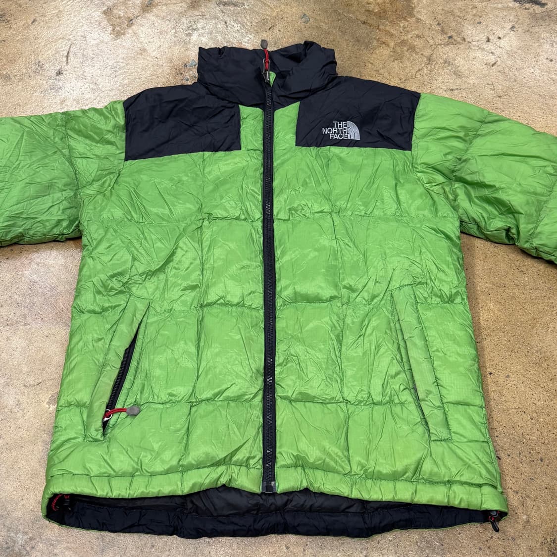 [정품/90] 노스페이스 800 눕시 패딩 그린 b8 상품이미지3