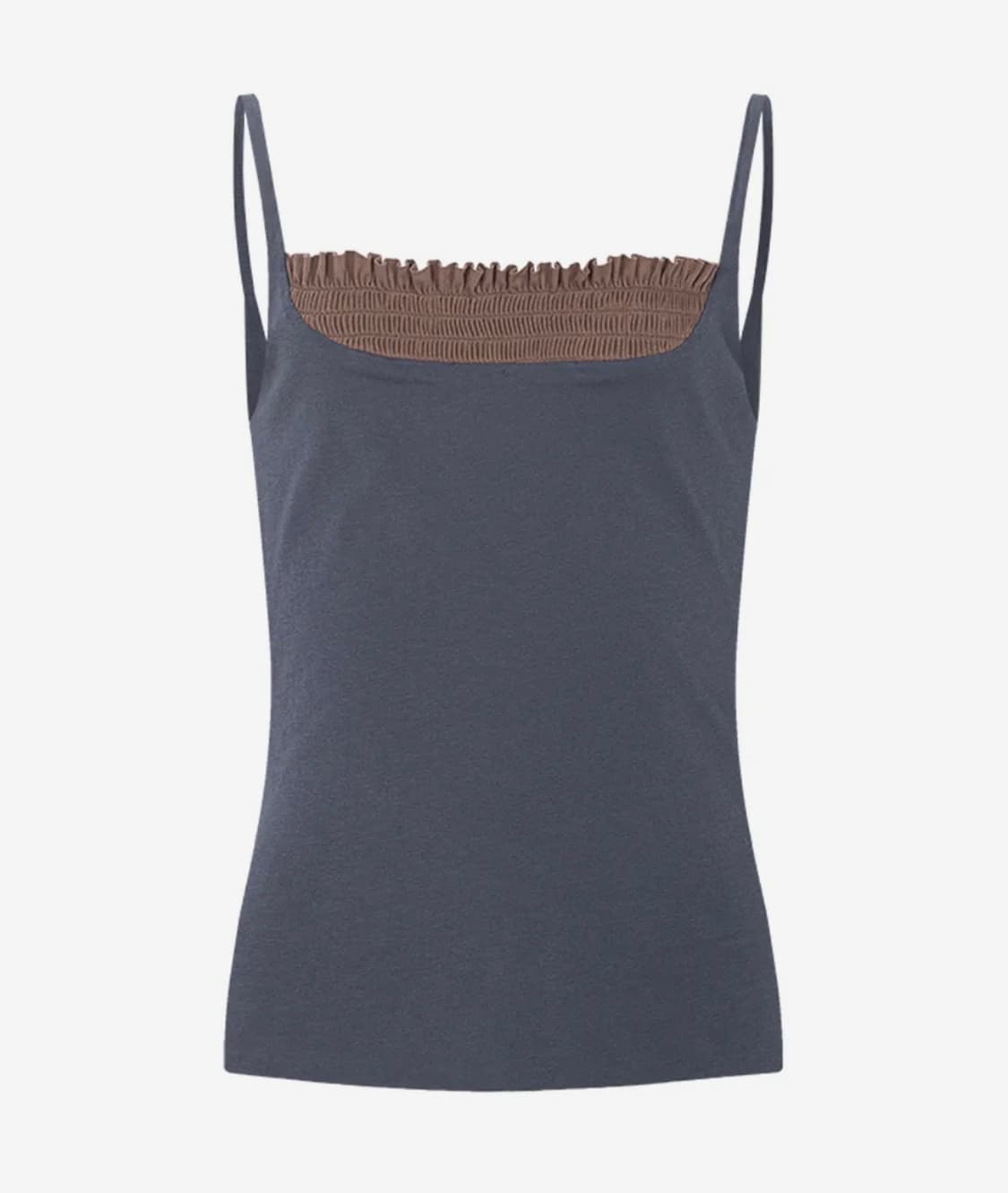 플리즈노팔로우Isla Smocked Sleeveless Top(Blue) 상품이미지2