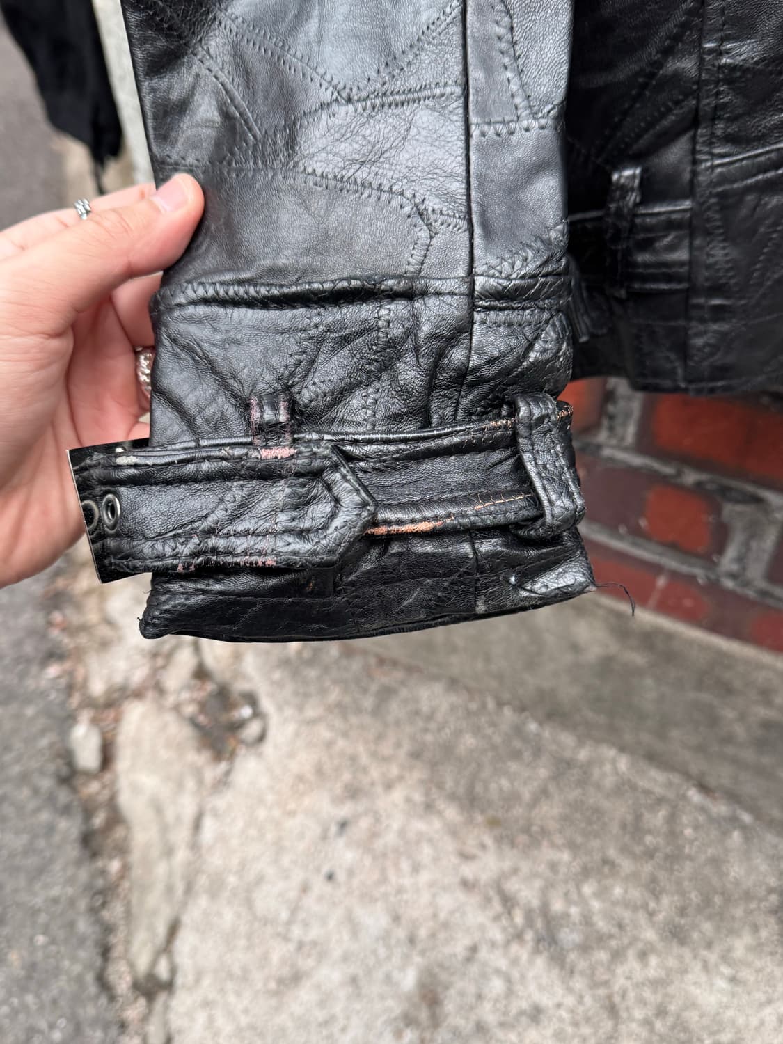 Semantic Design 양가죽 투웨이 라이더 가죽자켓  상품이미지9