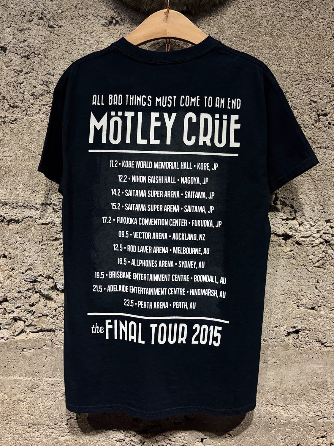 길단 머틀리 크루 파이널 투어 반팔 티셔츠 상품이미지2