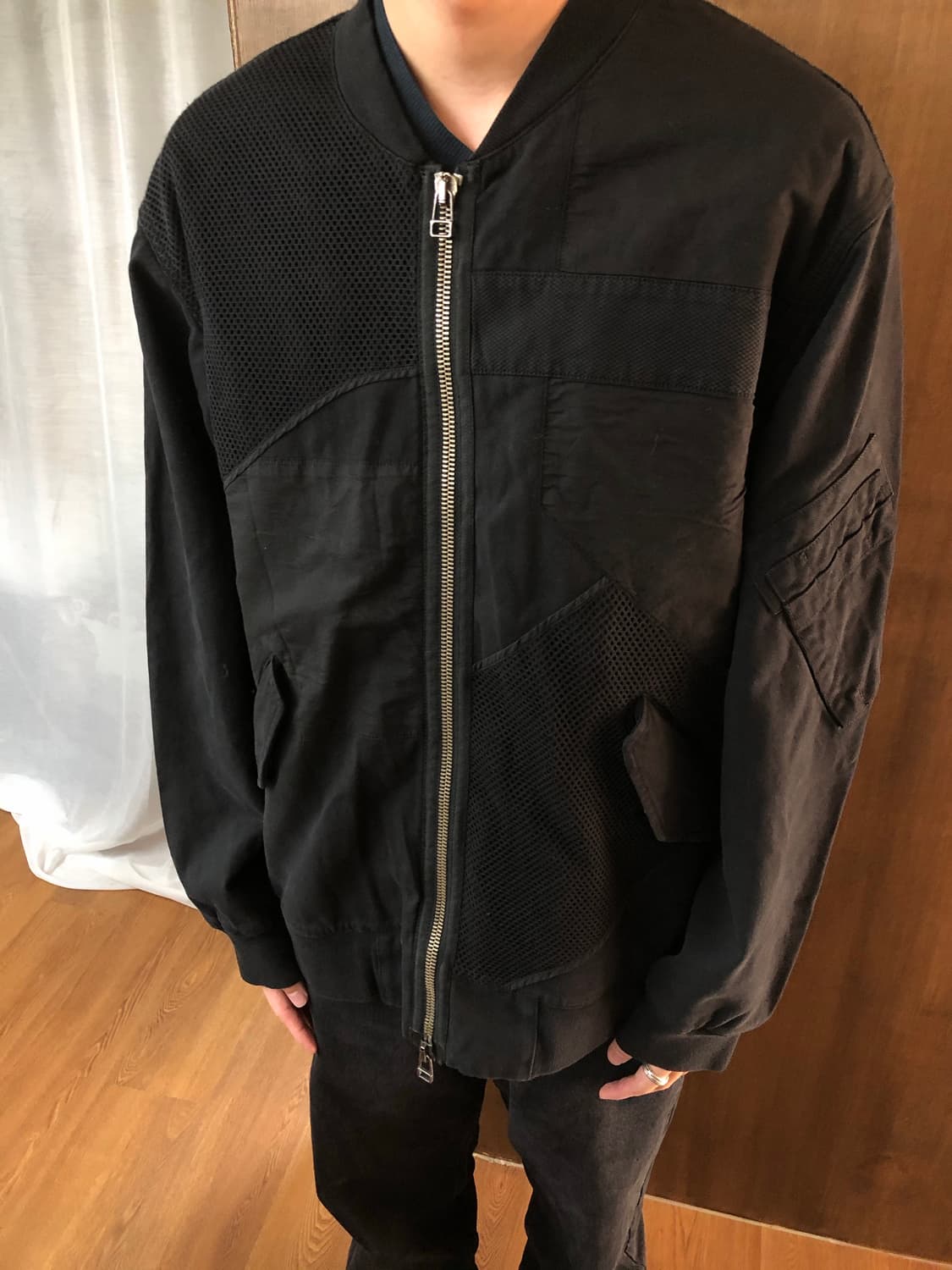 Helmut lang 패치워크 봄버 자켓 XL 상품이미지9