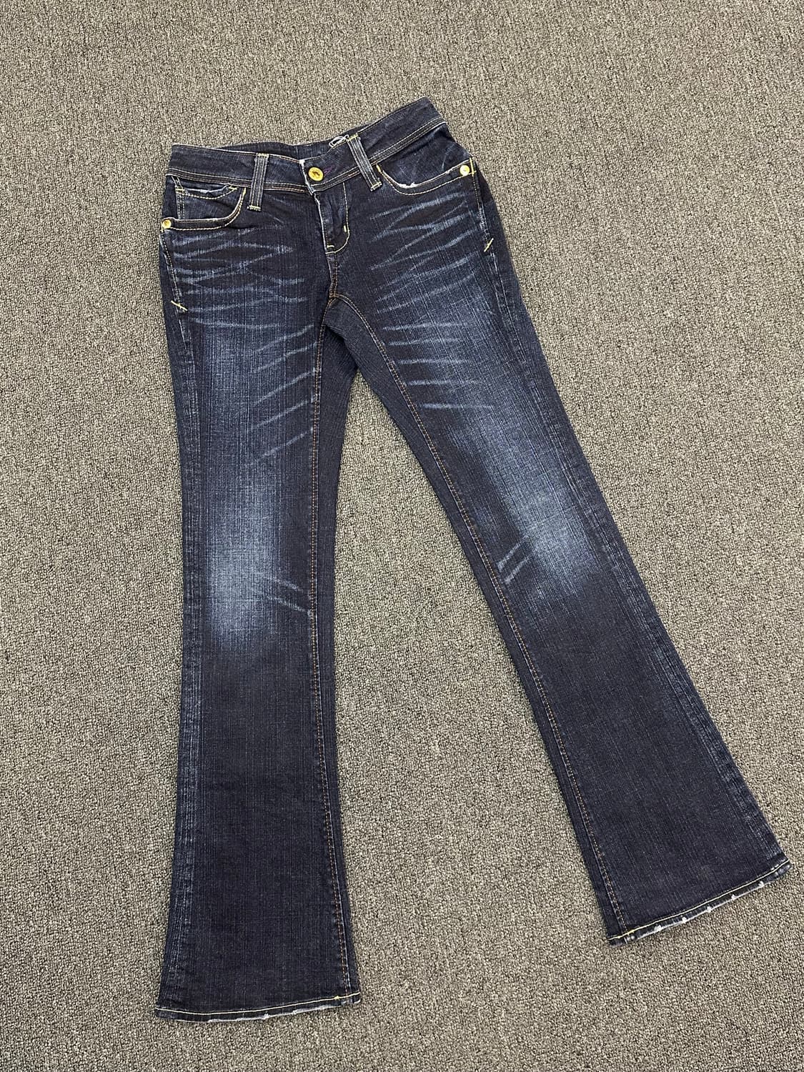 28)Georgia Love 빈티지 워싱 여성 부츠컷 데님팬츠 상품이미지3