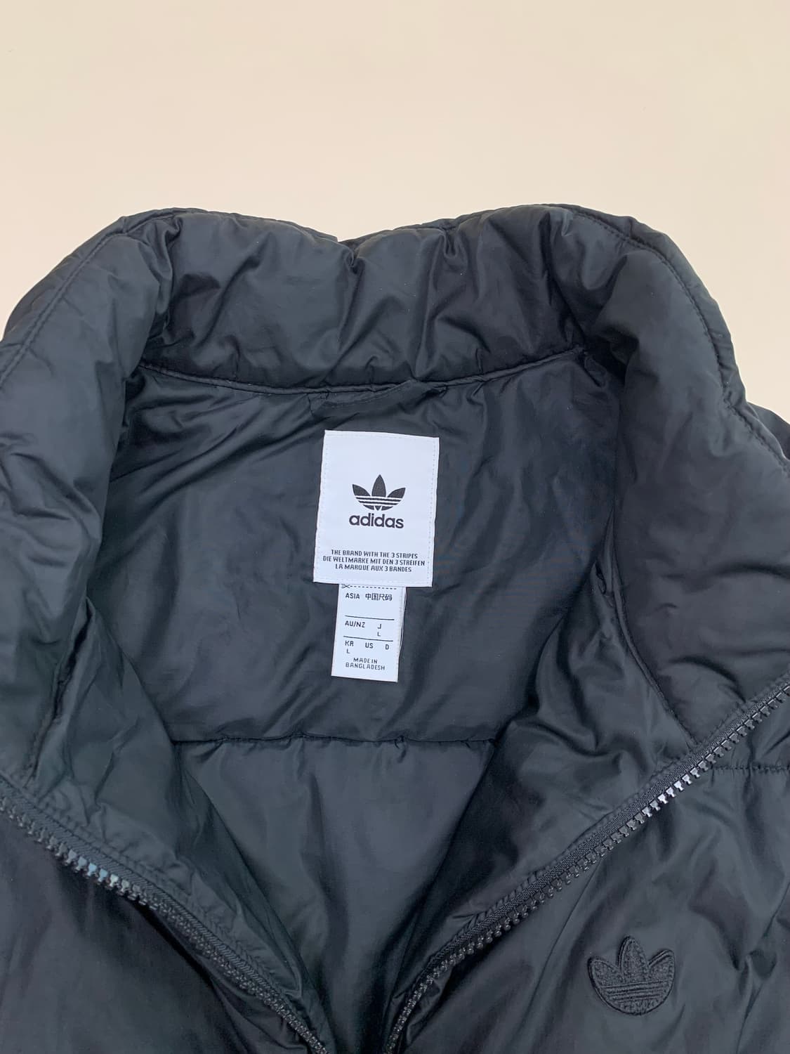 [L] 아디다스 패티드 스탠드 푸퍼 자켓 상품이미지4