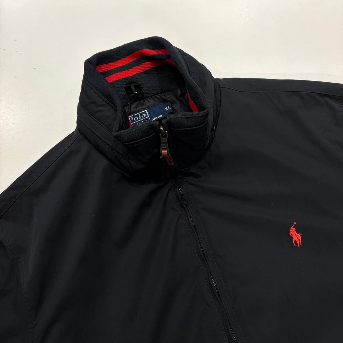 [XL] 폴로 랄프로렌 나일론 블랙 바람막이 자켓 B370 상품이미지3