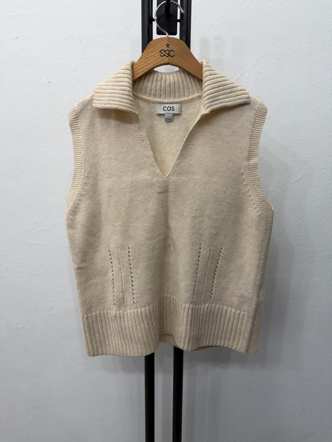 정품) COS 코스 여성 니트 베스트 S 상품이미지1