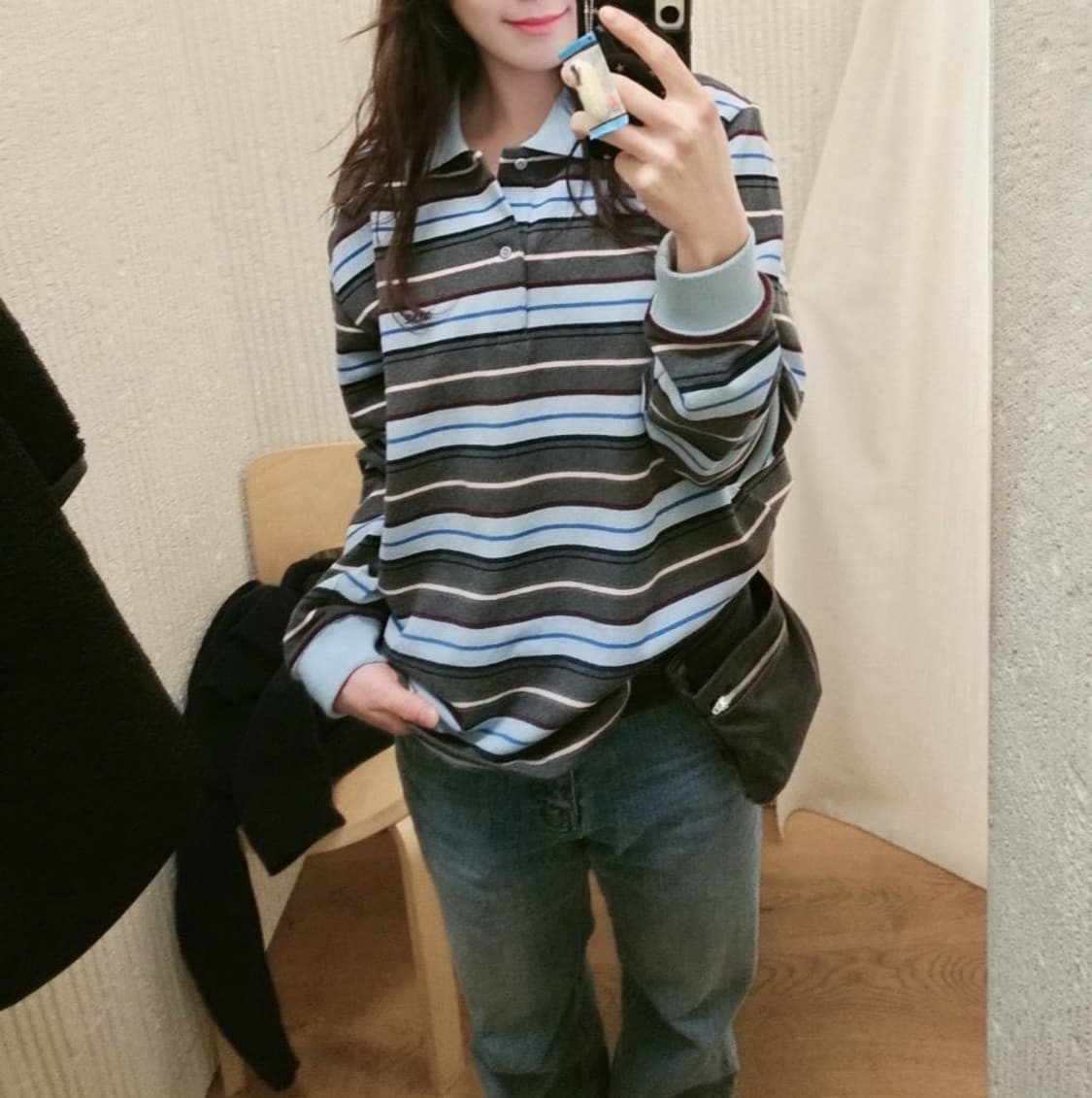 GROVE 그로브스토어 카렐 스트라이프 럭비티셔츠 상품이미지2