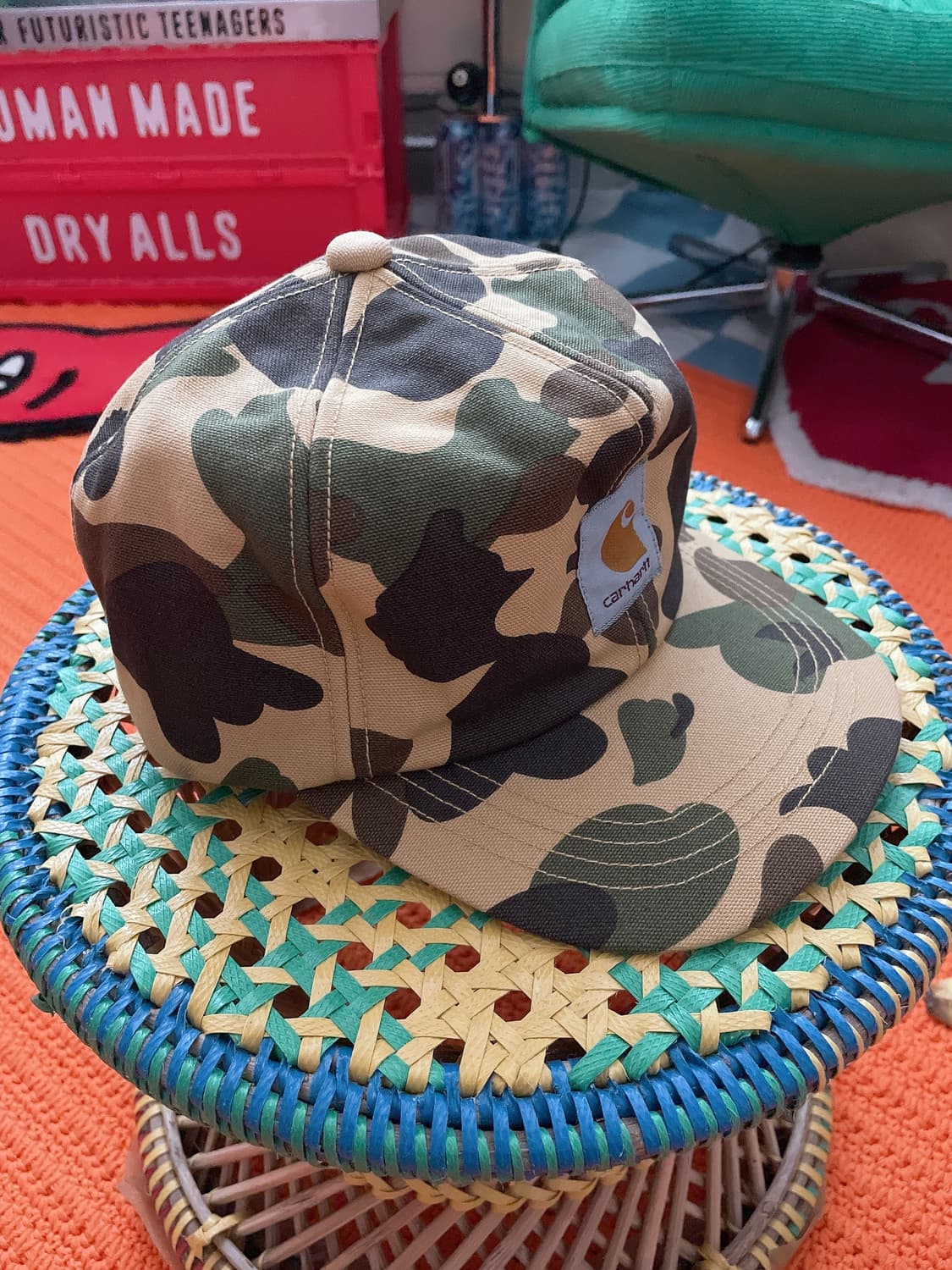 베이프 x 칼하트 모자 상품이미지2