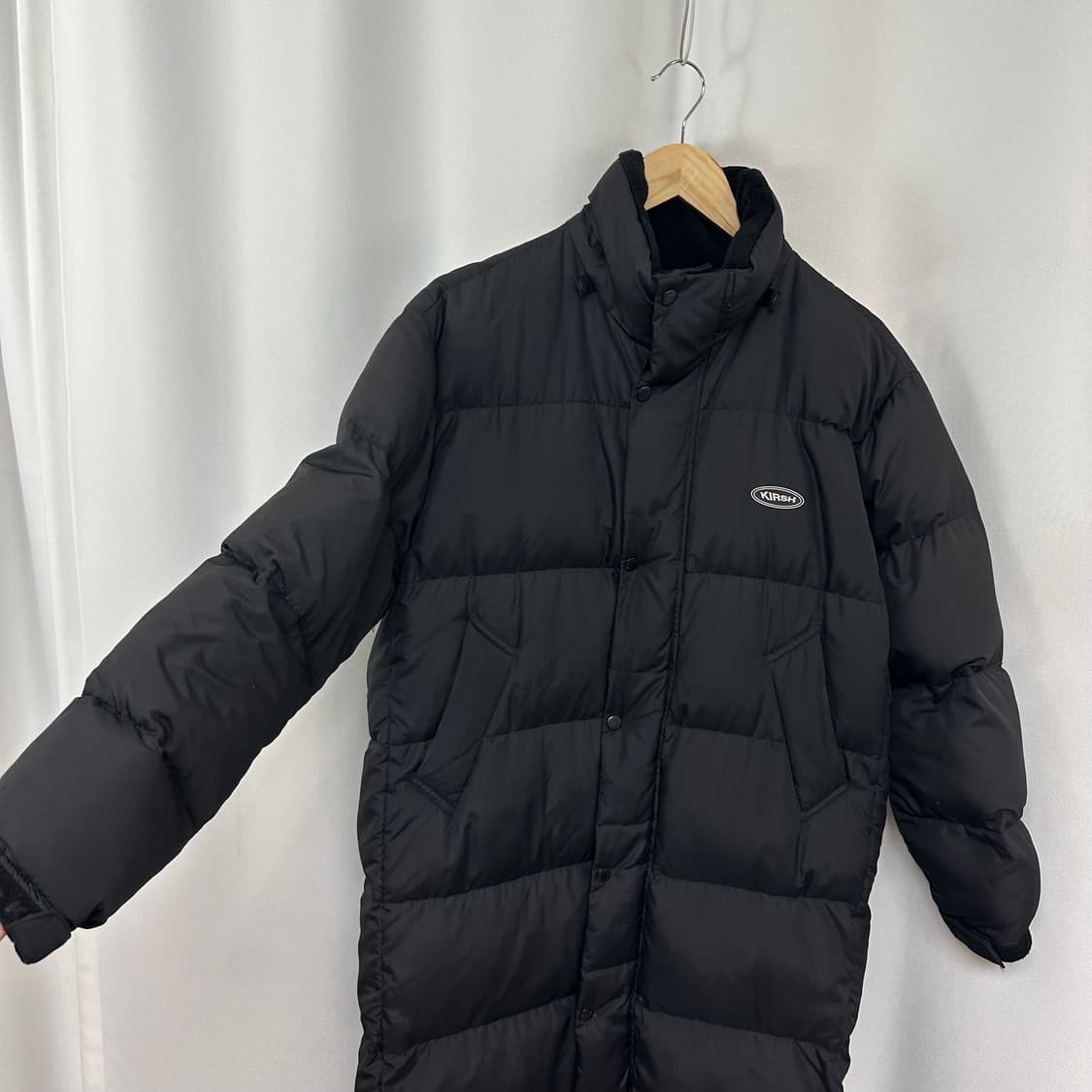 키르시 남자 덕다운 롱패딩 점퍼 검정 (1) 상품이미지2