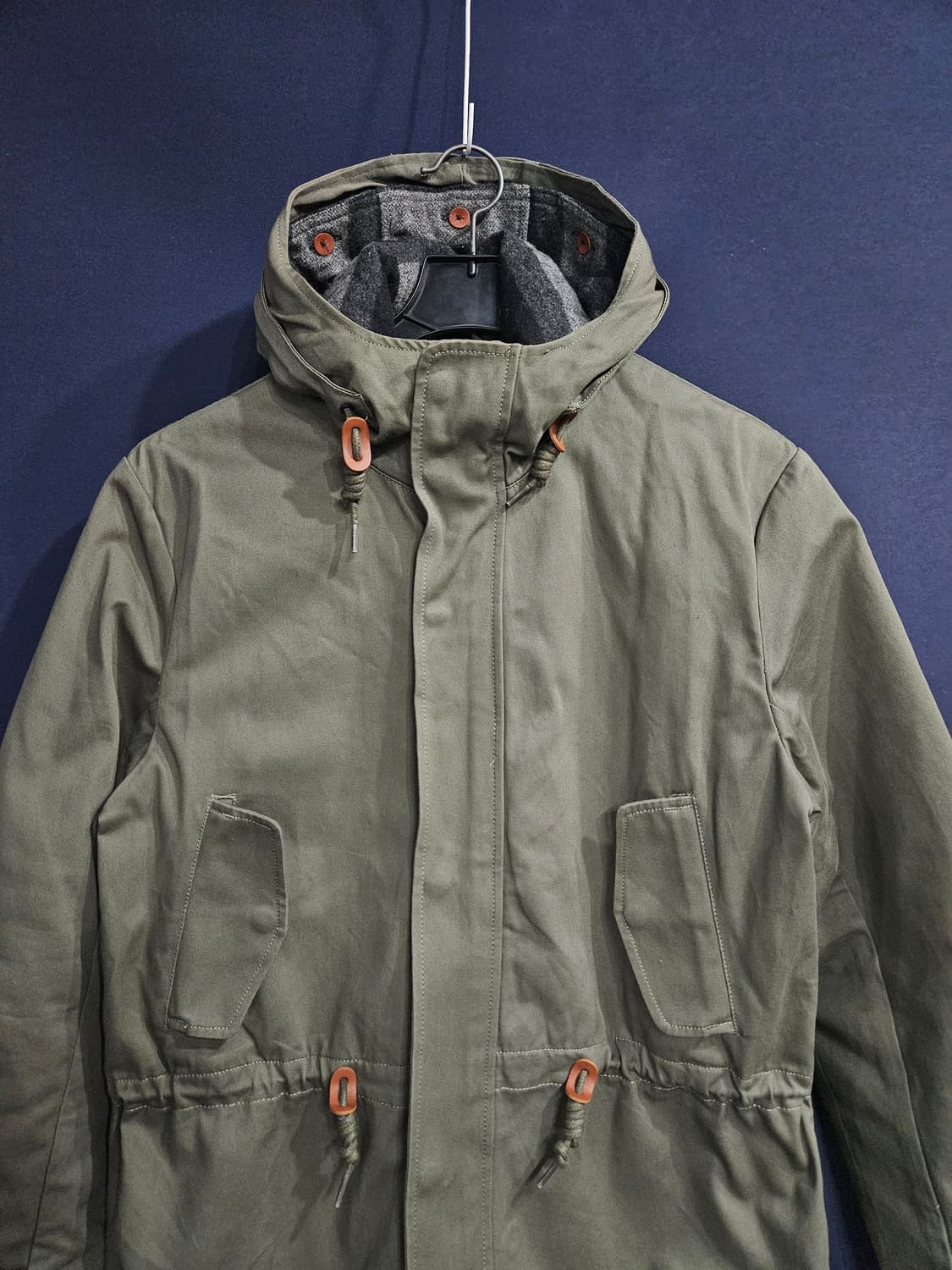 아디다스 카키 남성 100 야상점퍼 자켓  상품이미지7