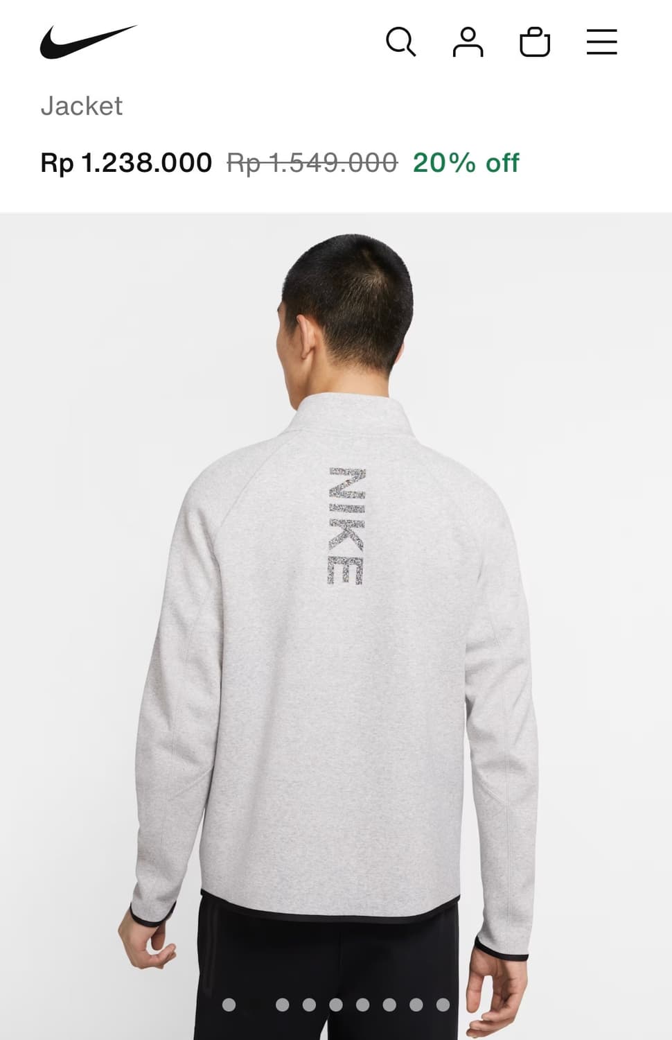 나이키 테크 플리스 집업 M 상품이미지4