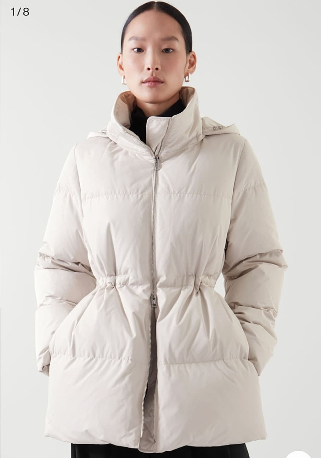 COS 리다운 푸퍼 포멀 재킷 크림 (S) 상품이미지1