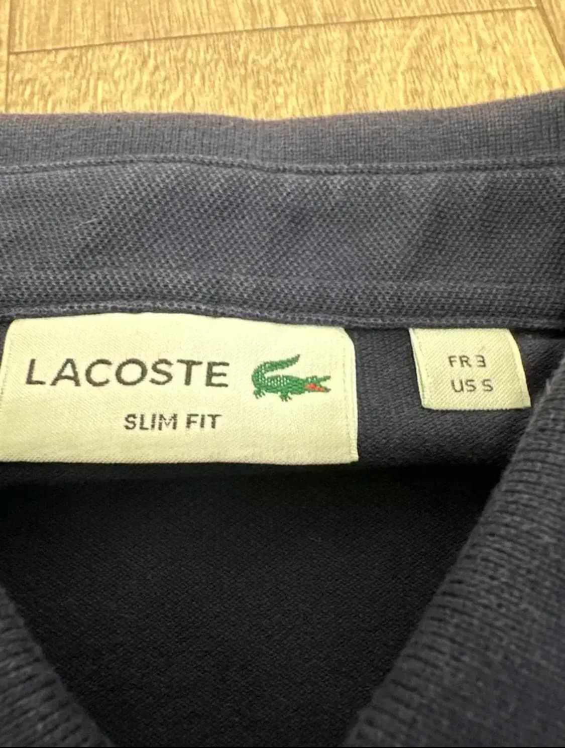 [3(M)] 라코스테 몽테뉴 홍콩 리미티드 긴팔 카라티 네이비 상품이미지3