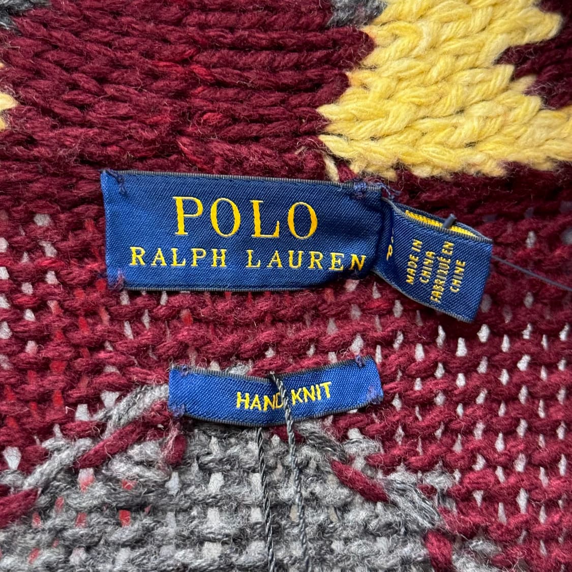 폴로 랄프로렌 신형 네이티브 패턴 벨티드 니트 가디건 N50 상품이미지5