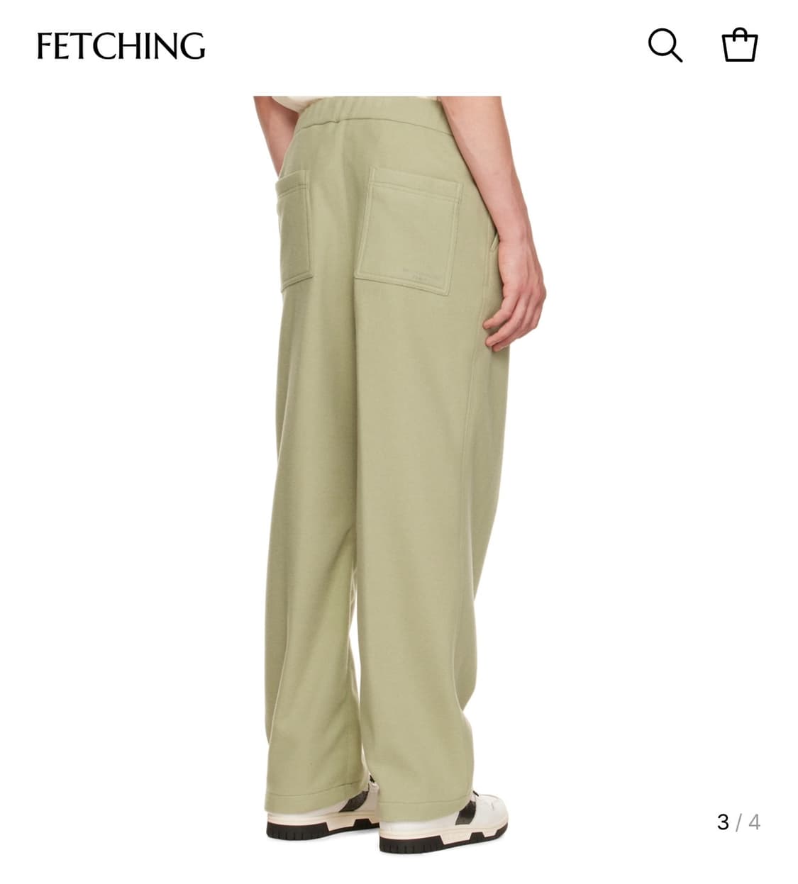 .86/ 우영미 22FW 드로스트링 라운지 스웻팬츠 상품이미지3