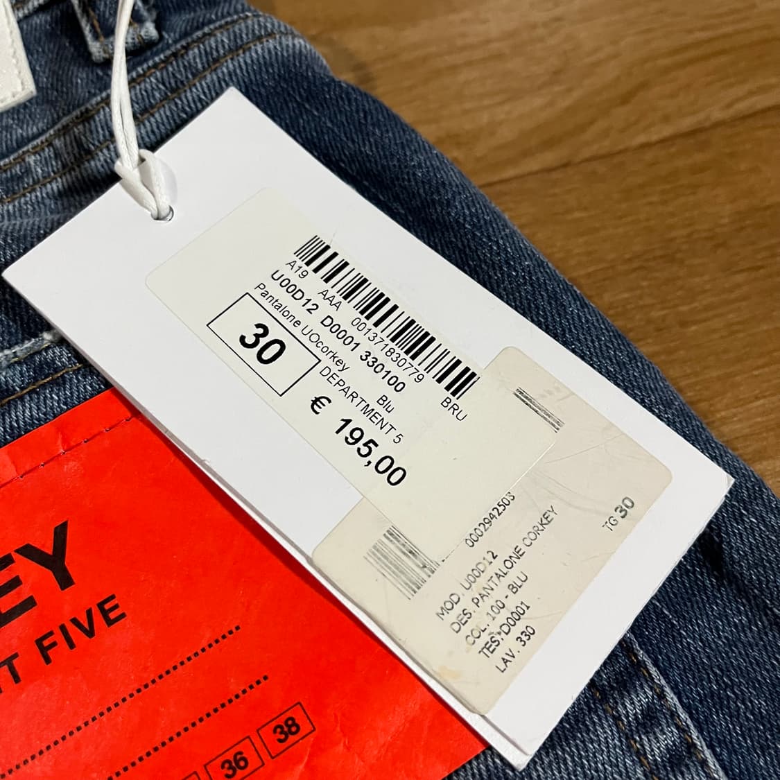 [30] (새상품) 디파트먼트5 데님팬츠 상품이미지5