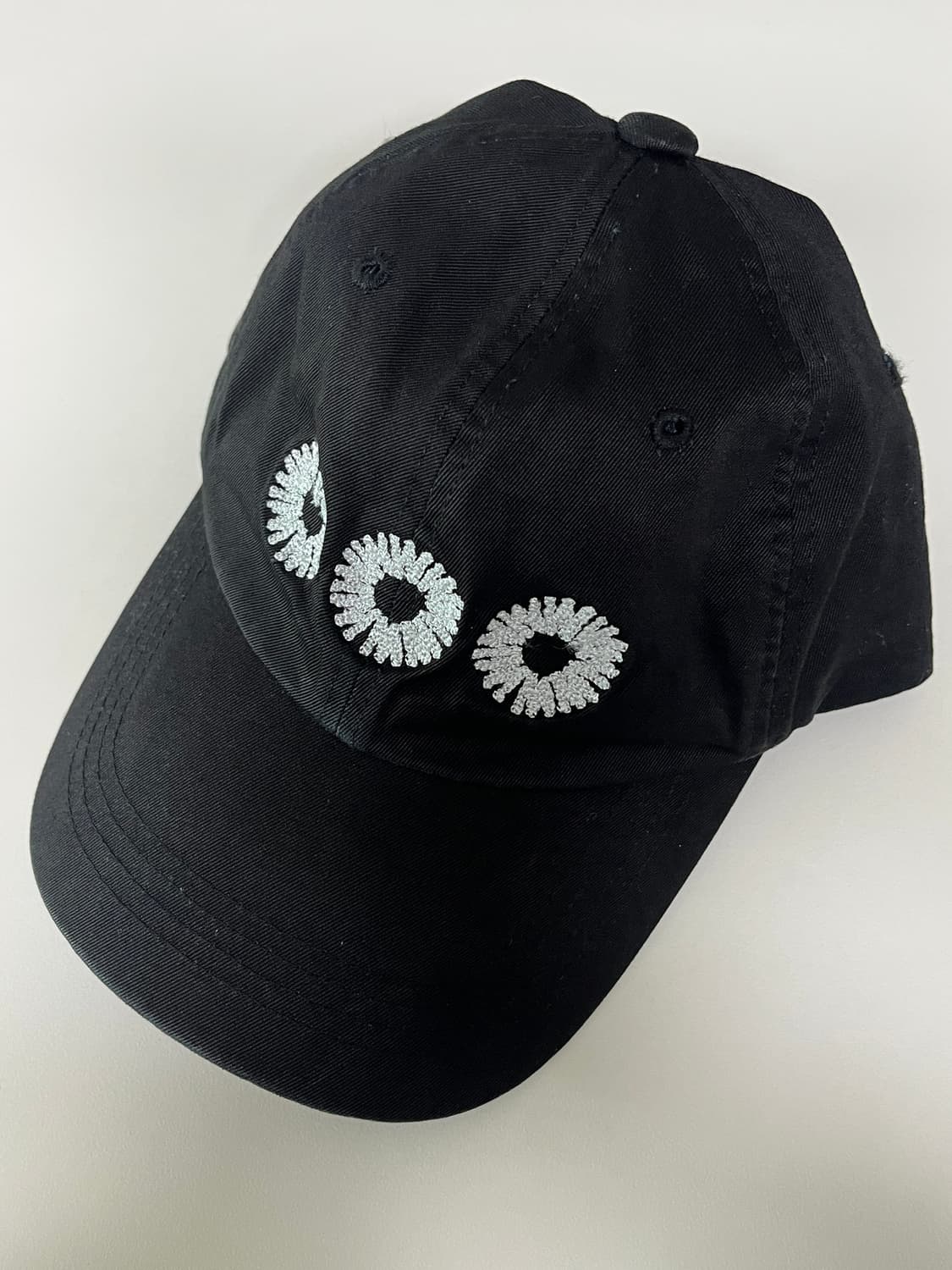 999휴머니티 로고 아카이브 볼캡 블랙 상품이미지3