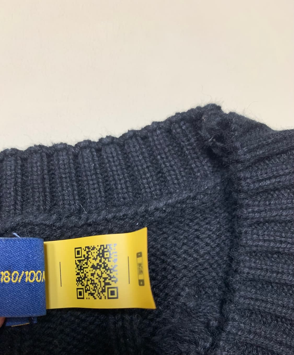 [L]폴로 케이블 니트 코튼 스웨터 상품이미지4