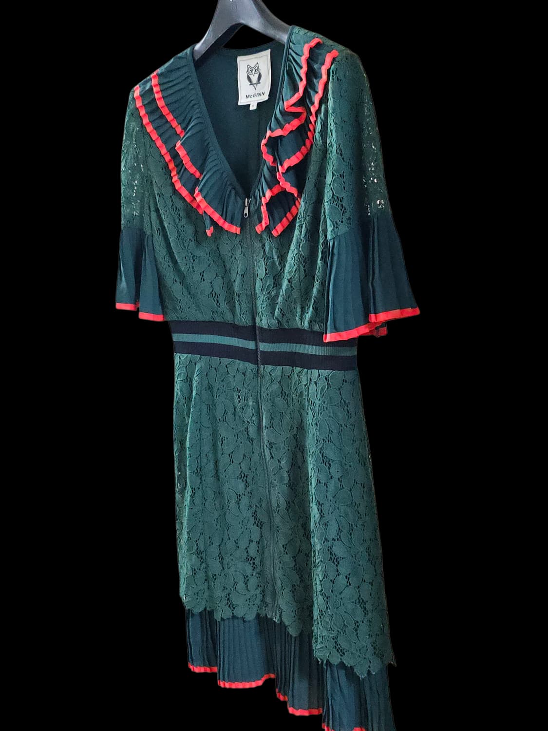 매긴 McGINN 카라패치 레이스 미디원피스 55 상품이미지3