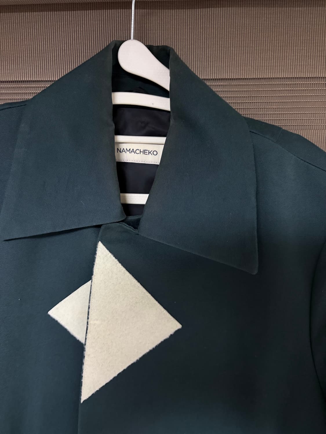 [S] 나마체코 19ss 트라이앵글 하프 셔츠 그린 상품이미지4