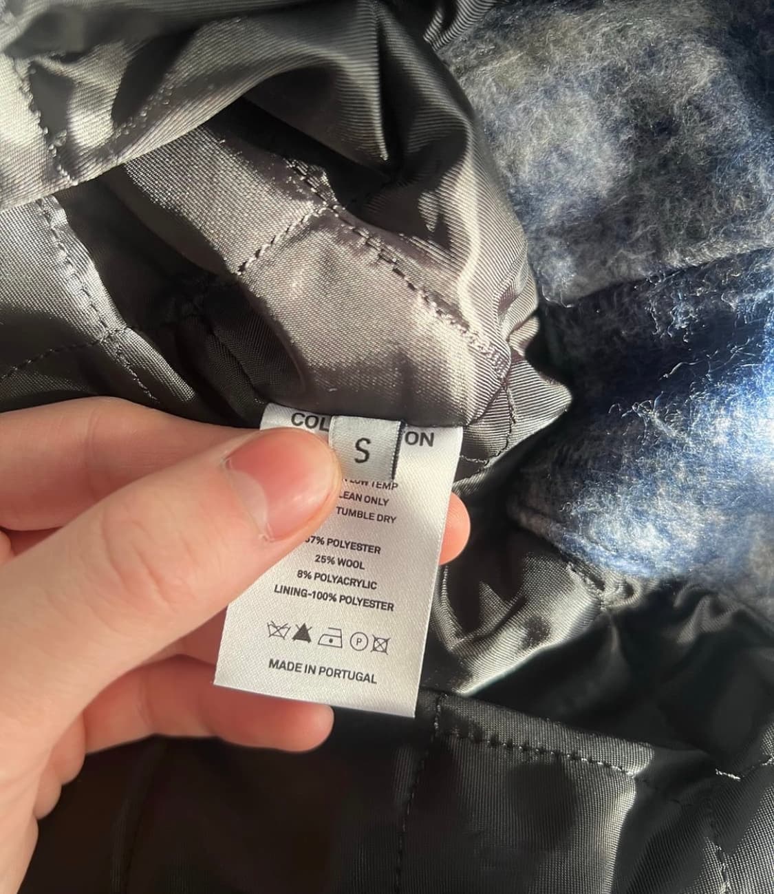 BLUE FLANNEL OVERSHIRT ZIP 플란넬 상품이미지4