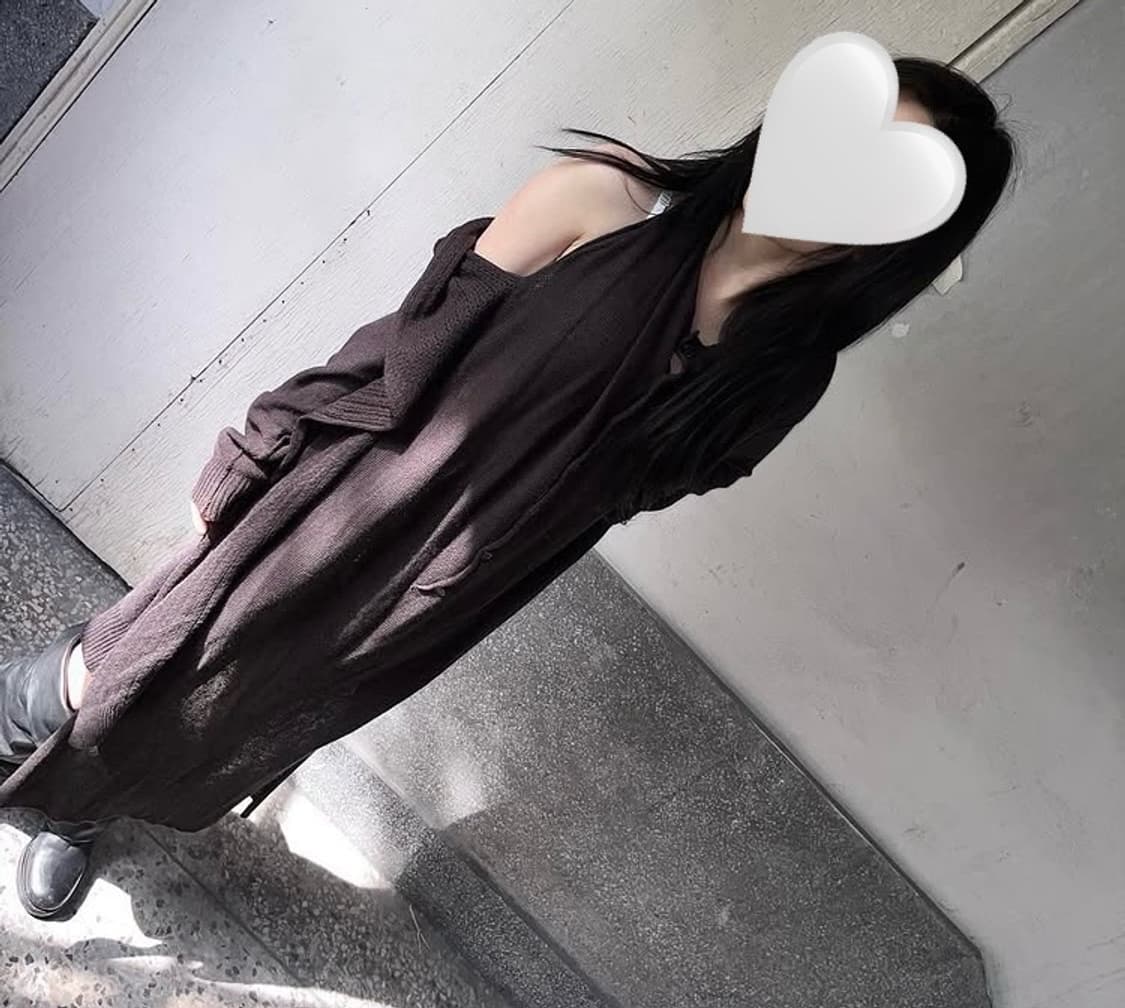 Y's Yohji Yamamoto 가디건 카디건 린넨 롱 원피스 브라운 상품이미지4