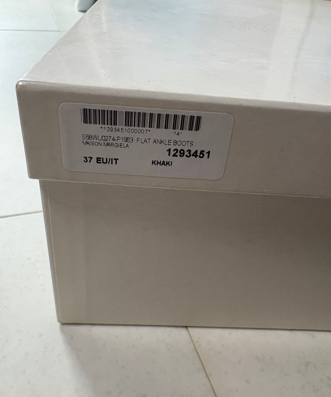 마르지엘라 앵클 부츠 37  상품이미지9