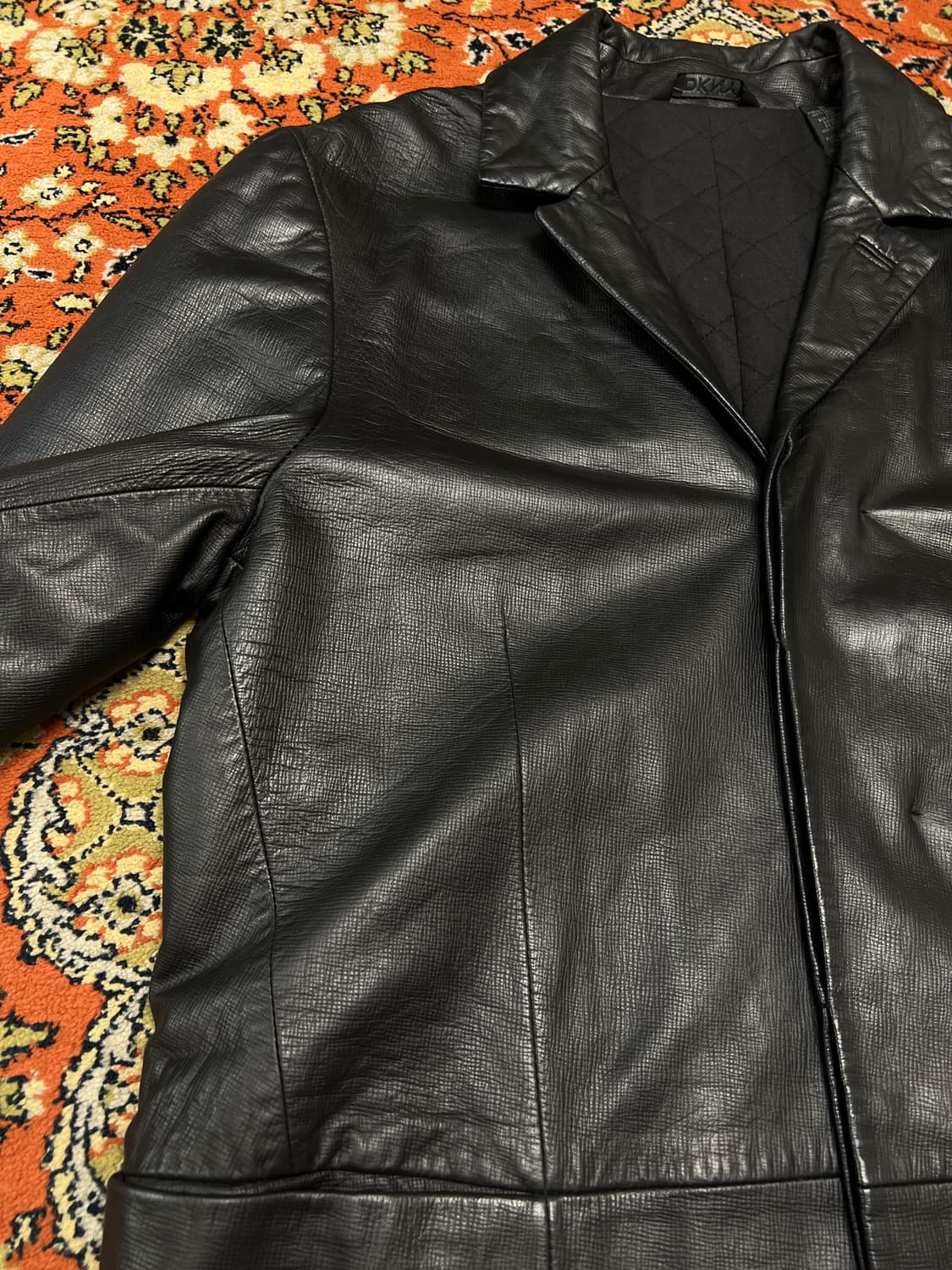 [M] DKNY 싱글 램스킨 블레이저 가죽자켓 상품이미지6