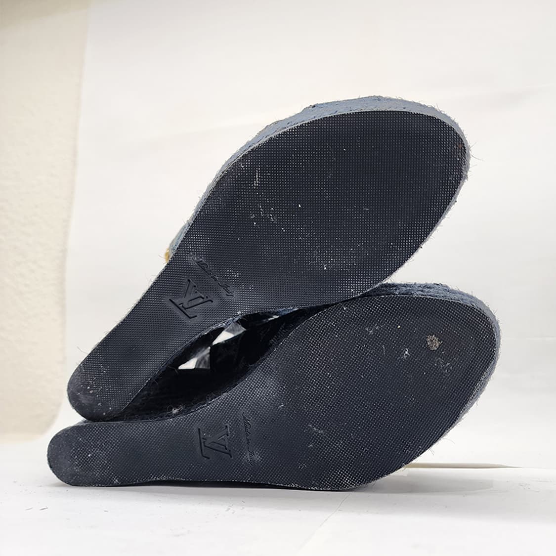 루이비통 모노그램 데님 웨지힐 35.5 상품이미지4