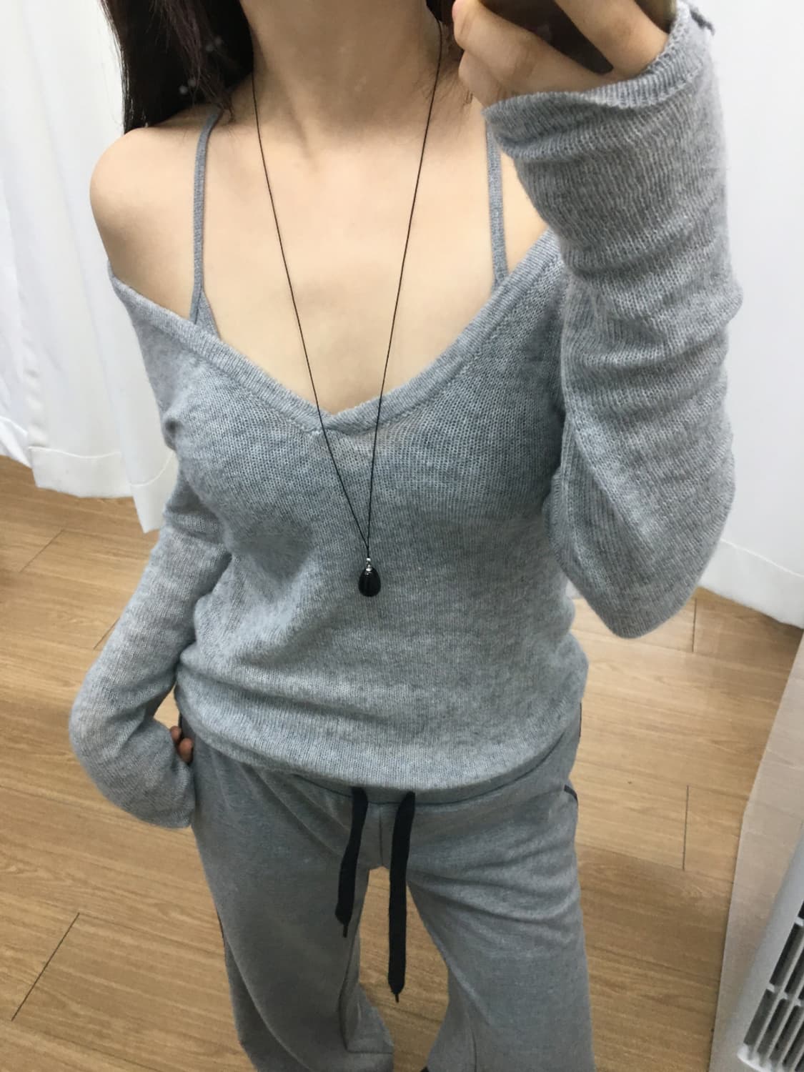 새상품 아워캐비넷 Lime 브라렛 그레이 상품이미지3