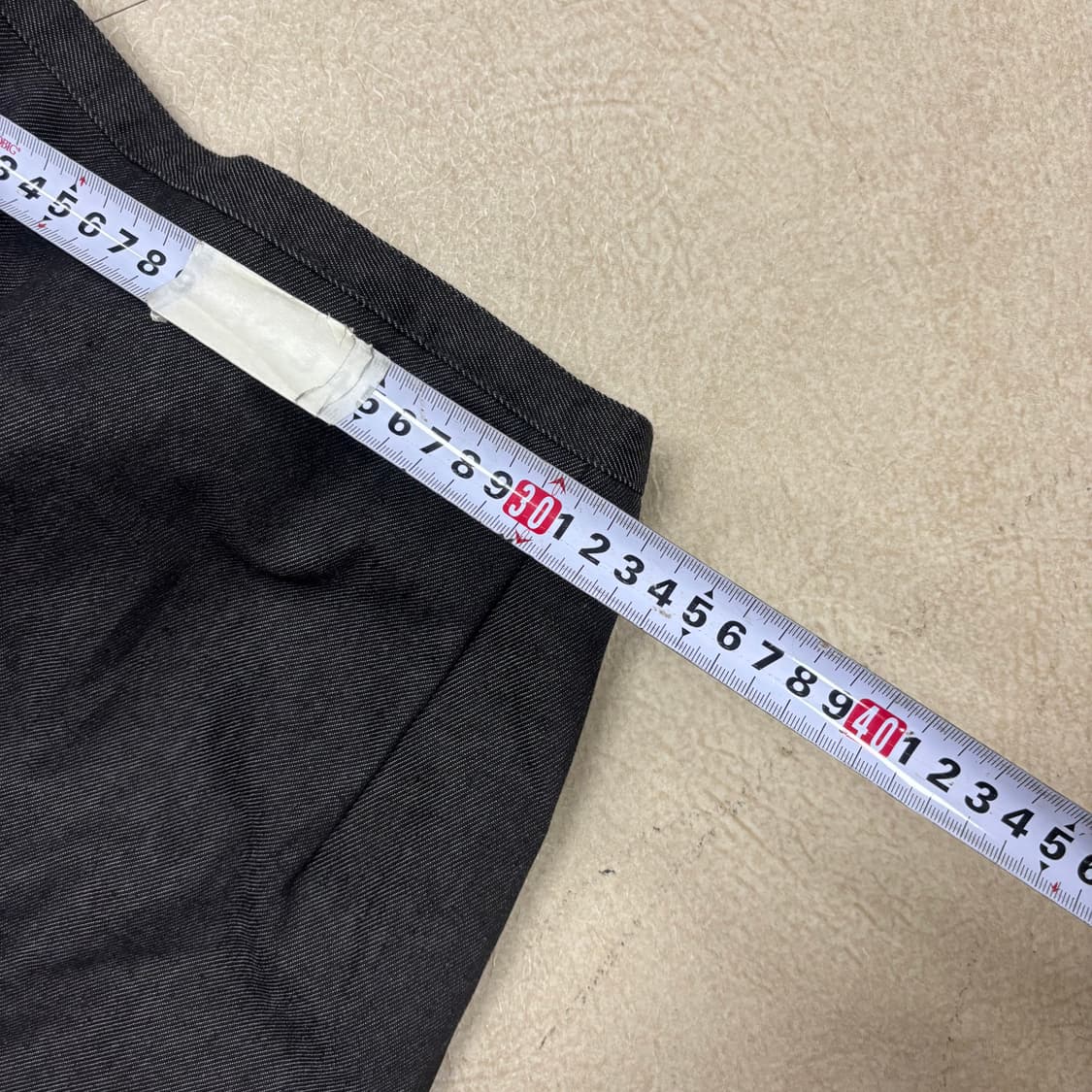 빈티지 데님 랩 스커트 상품이미지5