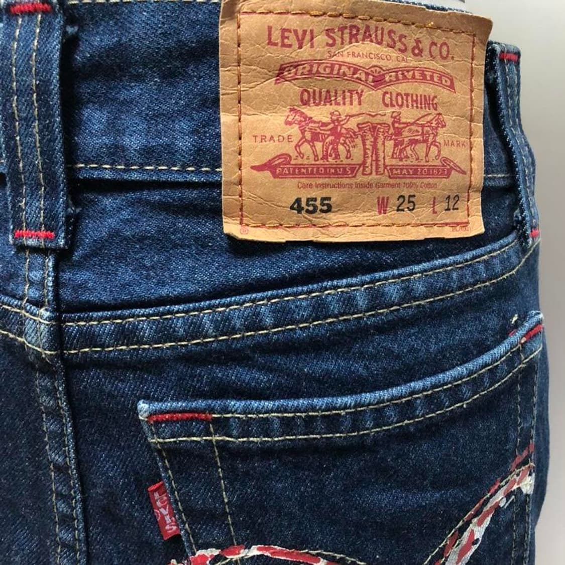 빈티지 리바이스 청스커트 치마 구제 y2k 키치 펑크 상품이미지3