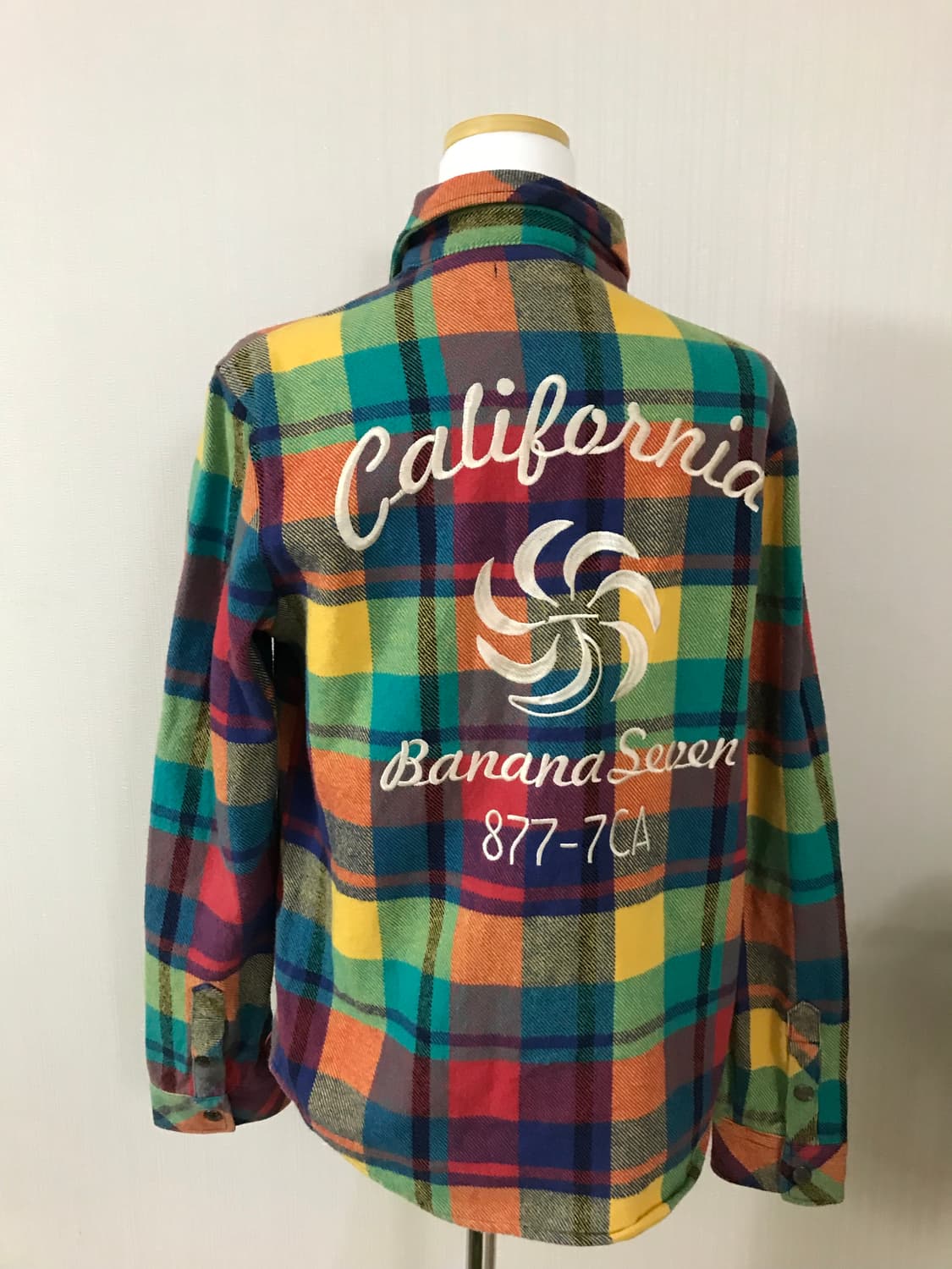 하구미 Banana Seven 캘리포니아 서프 팀 플란넬 셔츠 상품이미지3