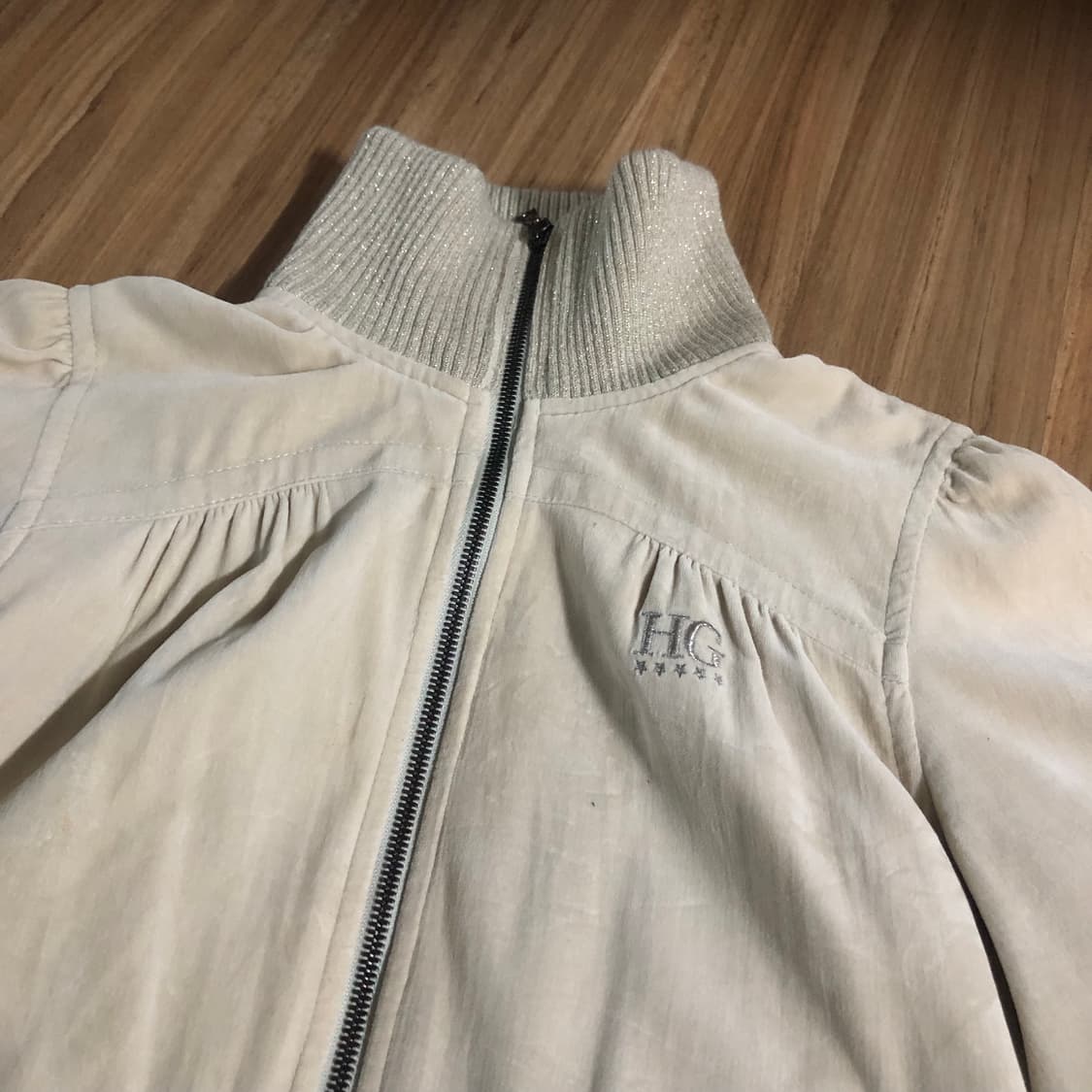 Hysteric Glamour Velvet Zip up Jacket 상품이미지2