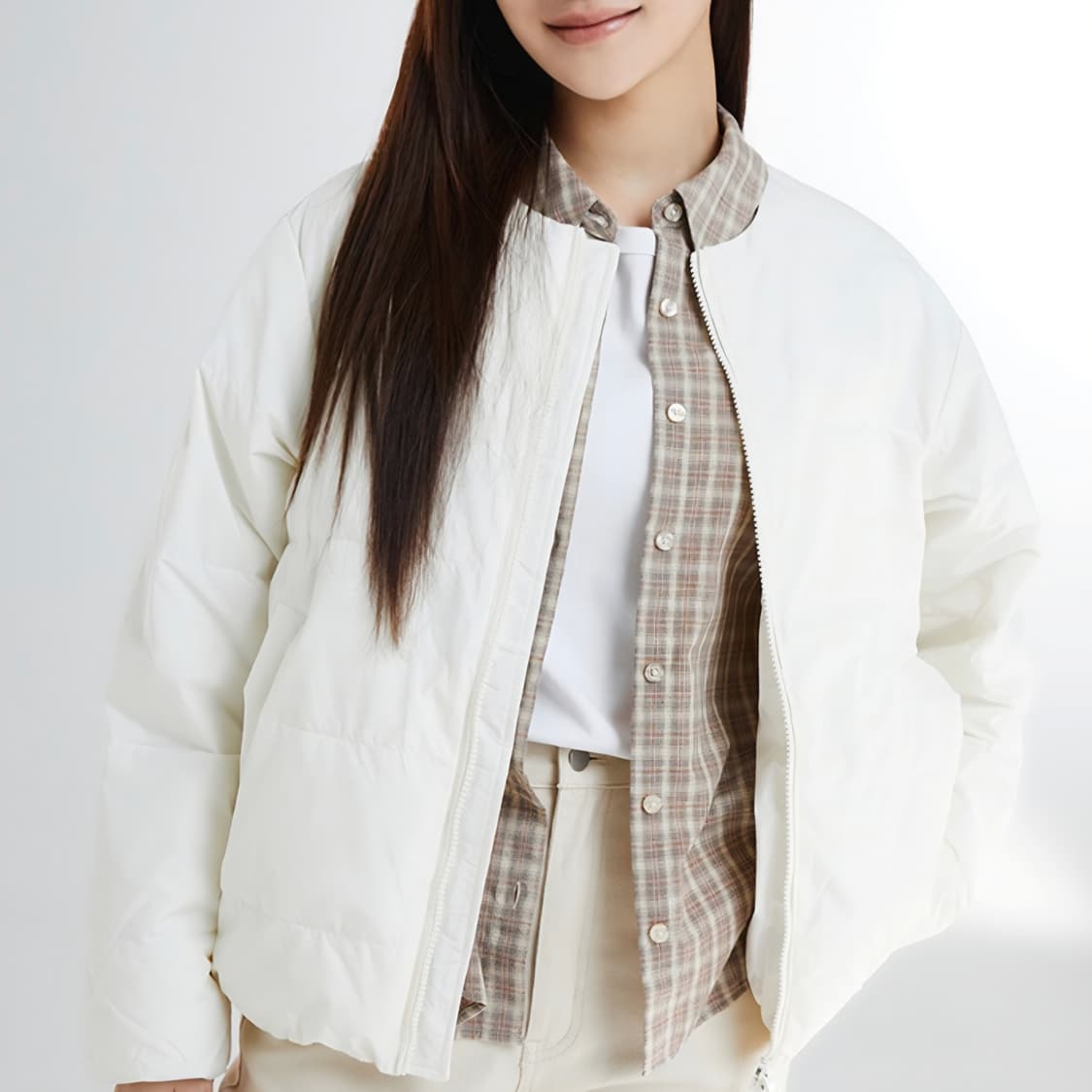 스파오 라이트자켓 파우더 핑크 상품이미지4