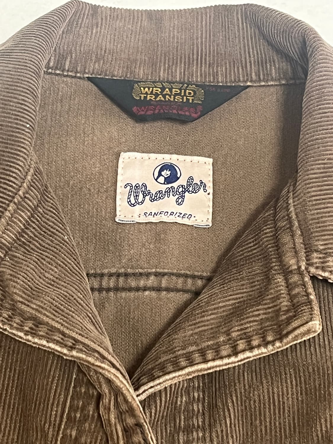 히스테릭글래머x랭글러 코듀로이 브라운 자켓 상품이미지3